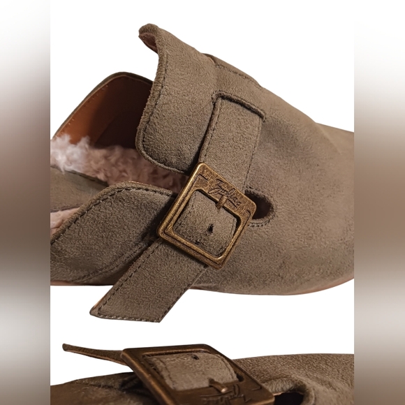 Zodiac Tan Suede Mules - Picture 2 of 4